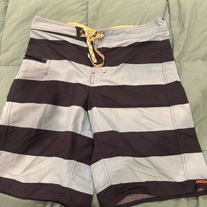 Patagonia Men's Striped Swim Shorts - Boardshorts